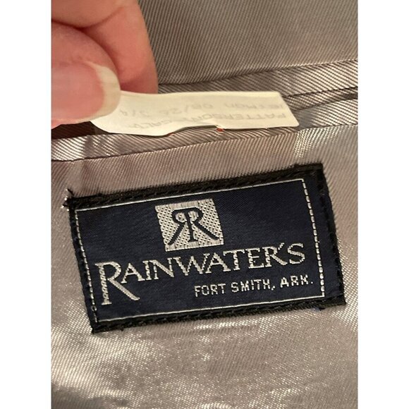 Peerless Couture Mens Black Blazer Jacket 42R Cashmere & Silk Blend Made In Cana - Picture 11 of 13